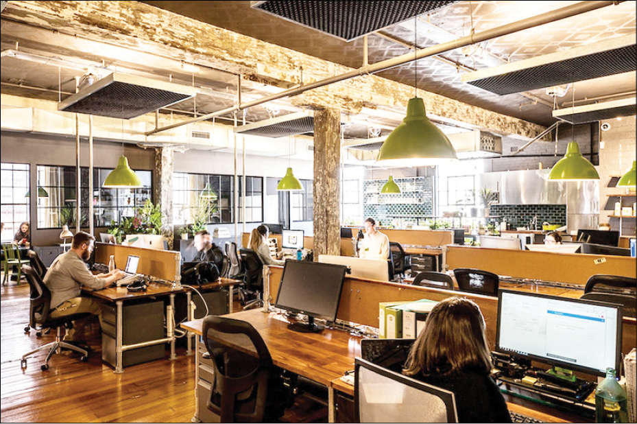 Co-working office space a big hit post pandemic