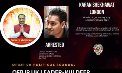 OFBJP Leader Kuldeep Shekhawat's Son Arrested in London for Child Grooming: Scandal Rocks UK Indian Diaspora